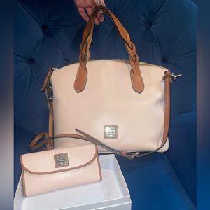 Dooney & Bourke
Celeste Satchel and checkbook wallet
Blush pink